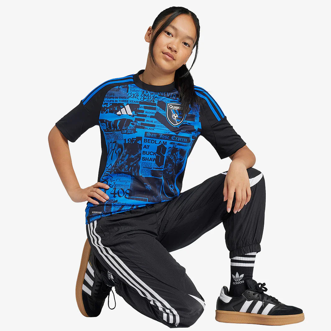 San Jose Earthquakes 2025 Kids Home Jersey