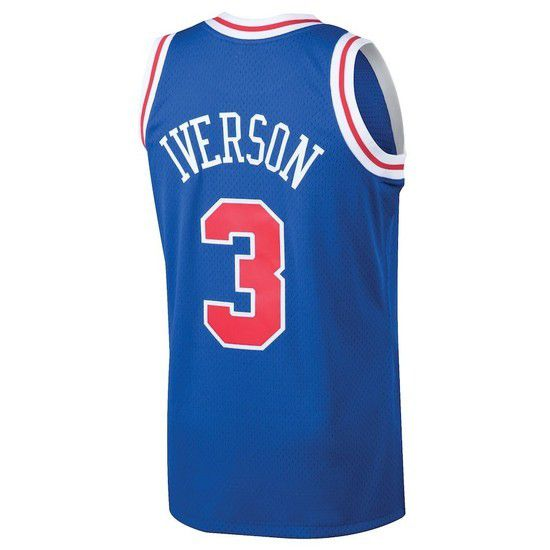 mitchell E Ness Philadelphia 76ers Swingman-Azul