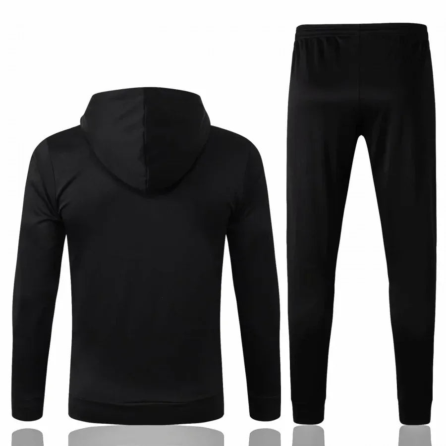 MANCHESTER UNITED 2019/2020 HOODED TRAINING KIT BLACK
