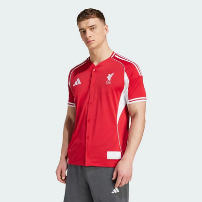 Liverpool 25/26  Home Jersey - Version Baseball