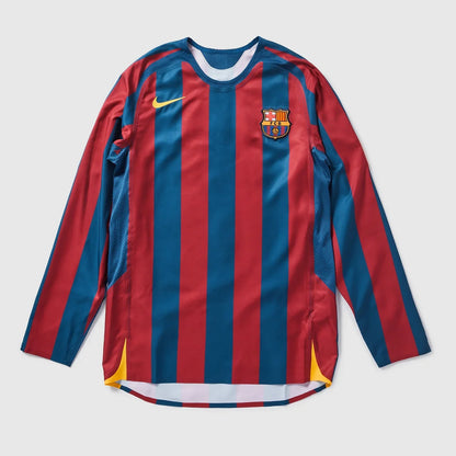 Ronaldinho FC Barcelona 2005/06 Reissue Long Sleeve Jersey