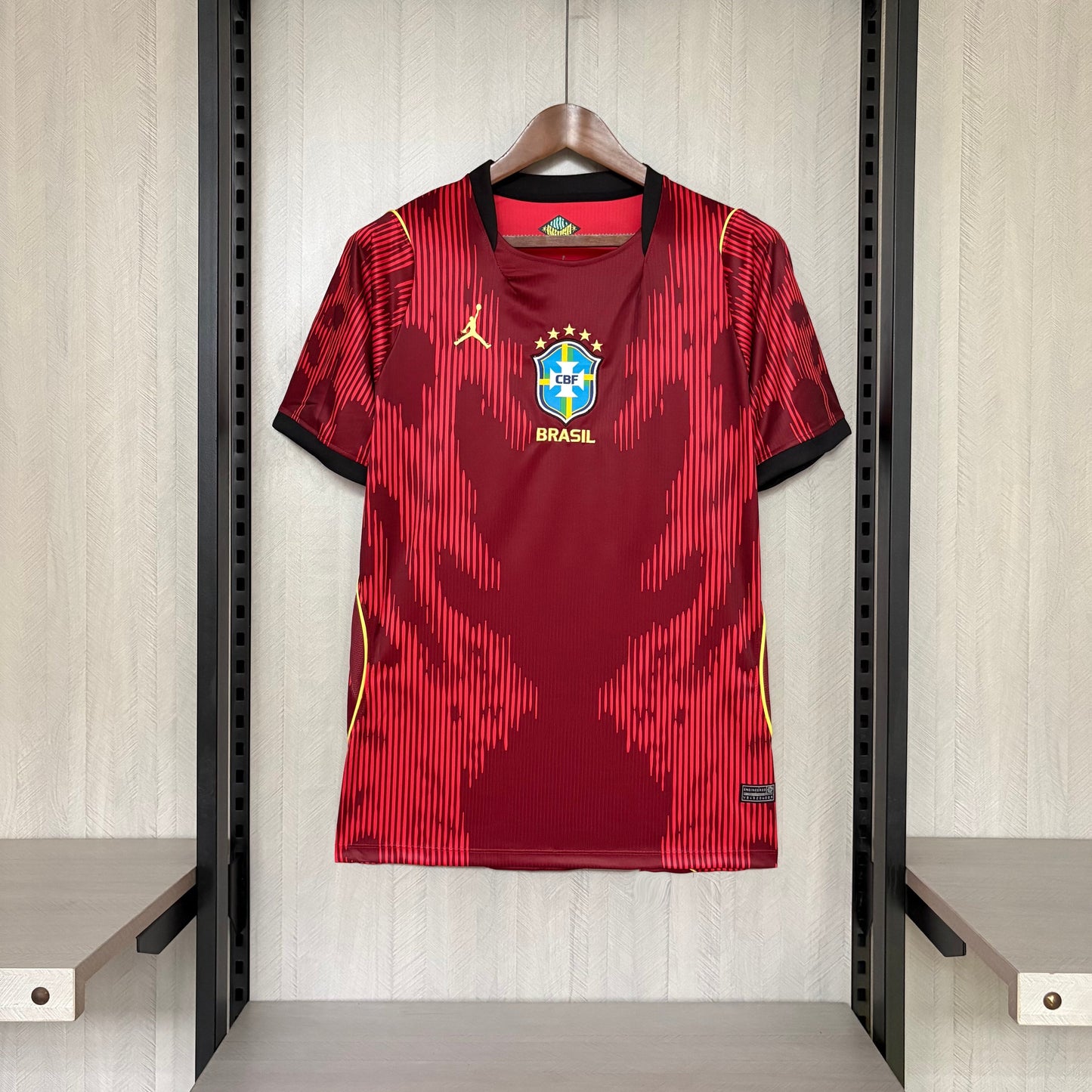 Brazil Special Edition Red Jersey 2026 Jordan - Vermelha Fan Version Brasil