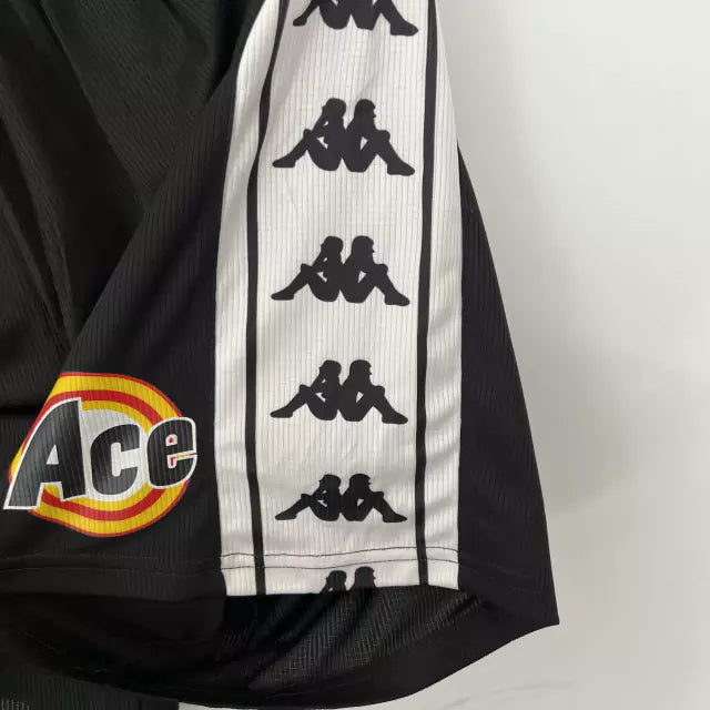 Short Vasco da Gama Retrô 2000 - Men's - Preto e Branco