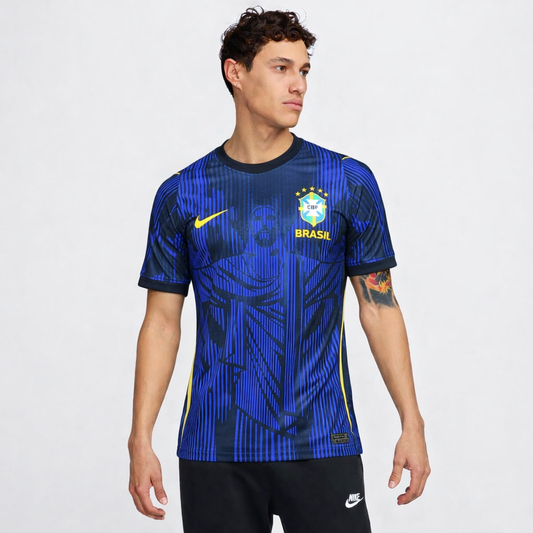 Brazil 2026 Dark Blue Jesus Version Player [Slim Fit]