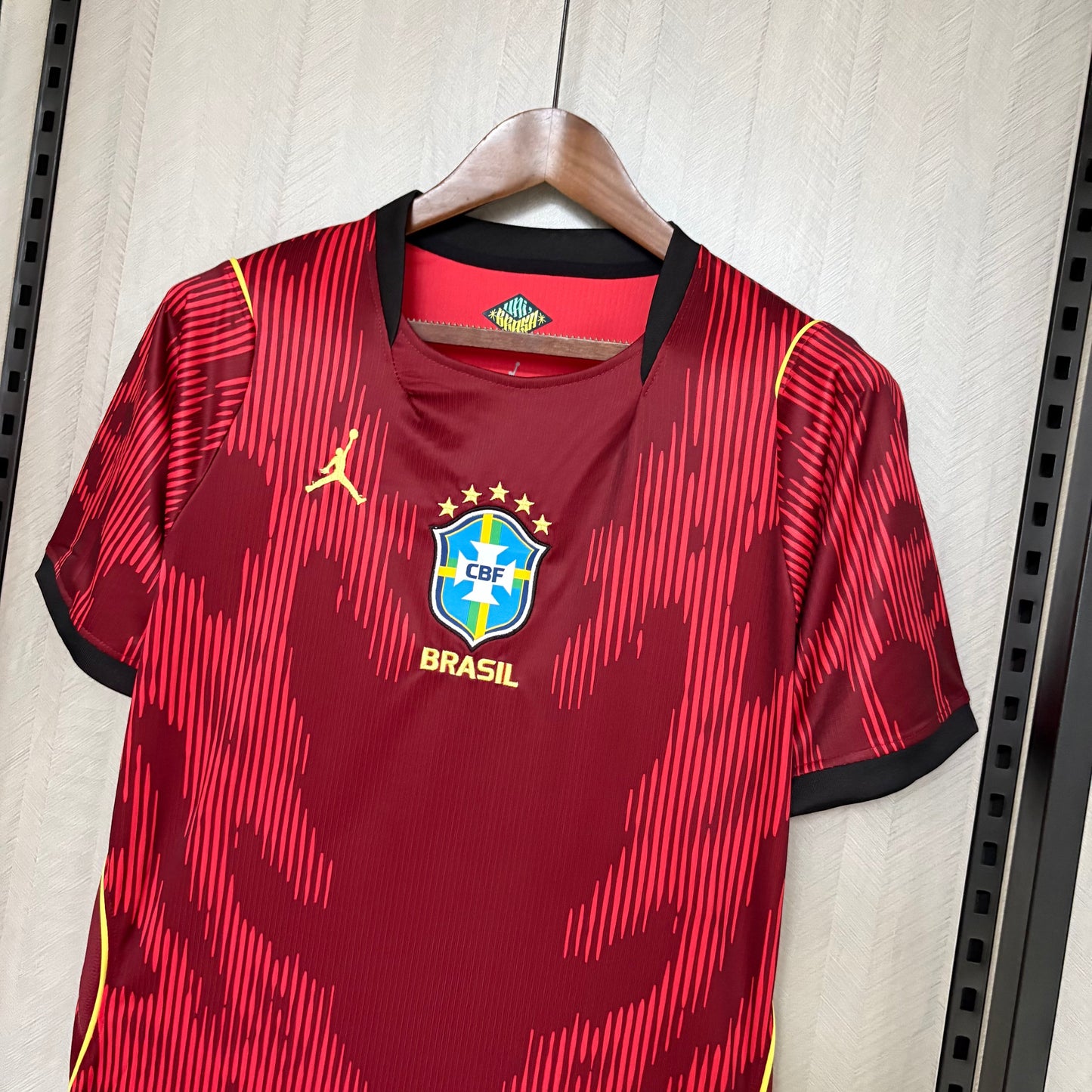 Brazil Special Edition Red Jersey 2026 Jordan - Vermelha Fan Version Brasil