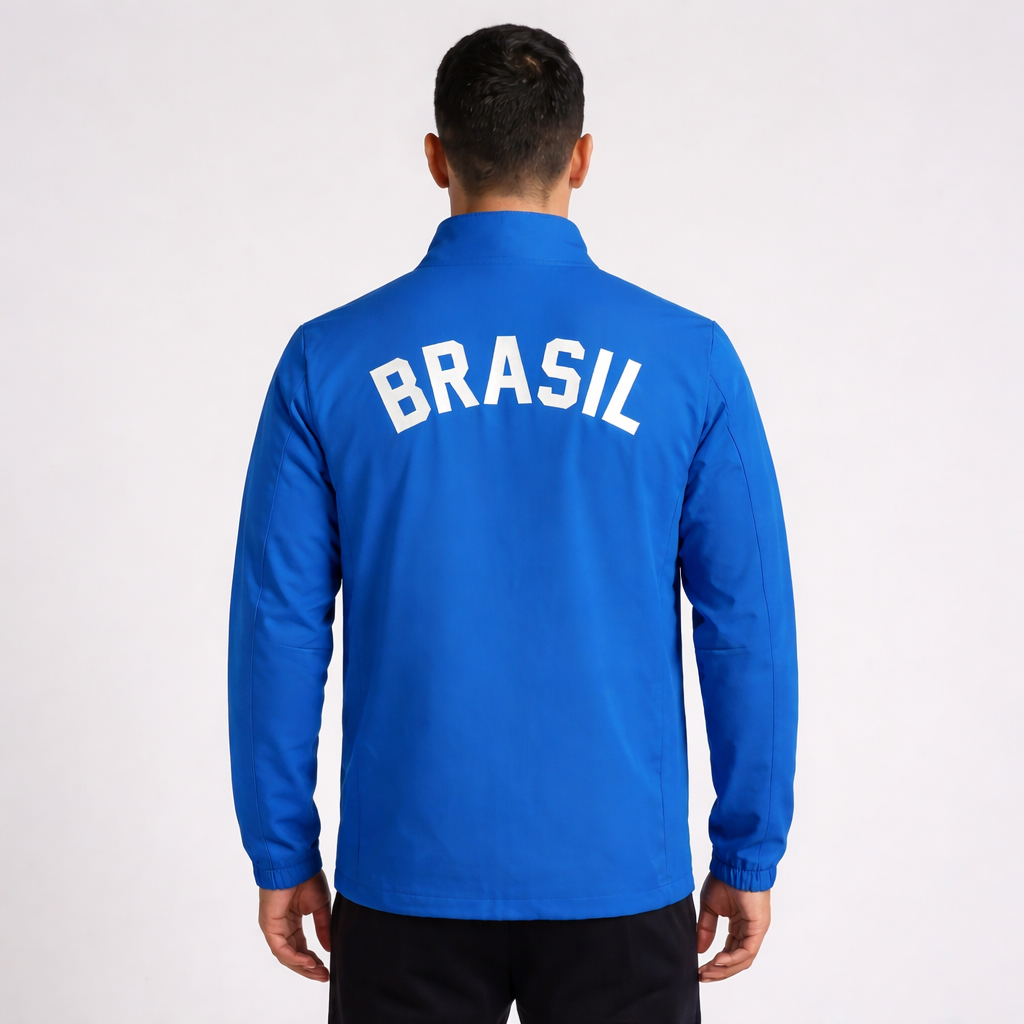 2026 Brazil Blue Brasil Windbreaker World Cup 2026