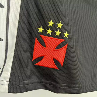 Short Vasco da Gama Retrô 2000 - Men's - Preto e Branco