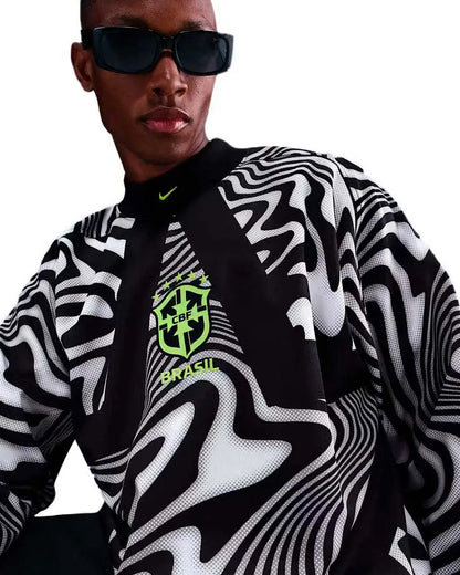Camisa de Goleiro Brasil Manga Longa 2025/26 Masculina