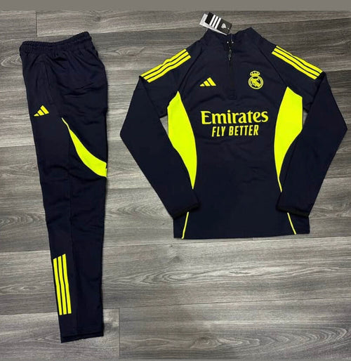Real Madrid Home Jersey - Jacket Black & Yellow