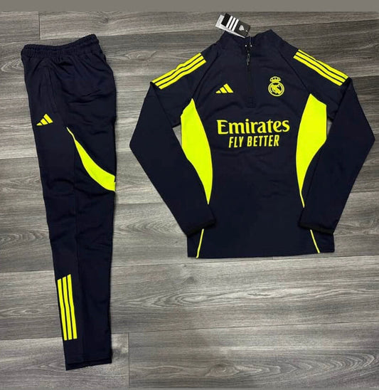 Real Madrid Home Jersey - Jacket Black & Yellow