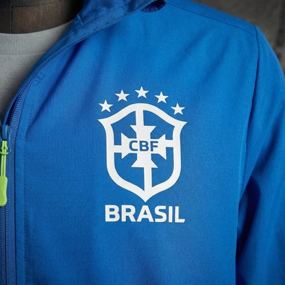 2026 Brazil Blue Brasil Windbreaker World Cup 2026