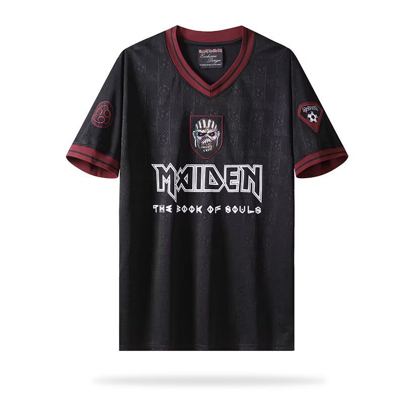 Retro Iron Maiden Jersey Black