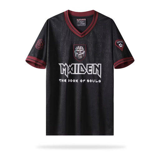 Retro Iron Maiden Jersey Black