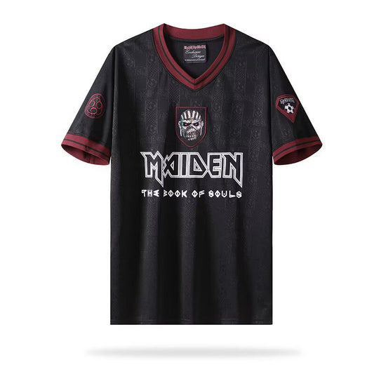 Retro Iron Maiden Jersey Black