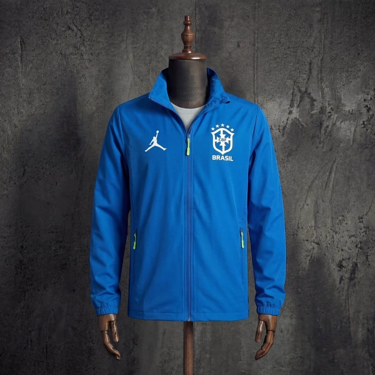 2026 Brazil Blue Brasil Windbreaker World Cup 2026