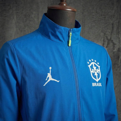 2026 Brazil Blue Brasil Windbreaker World Cup 2026
