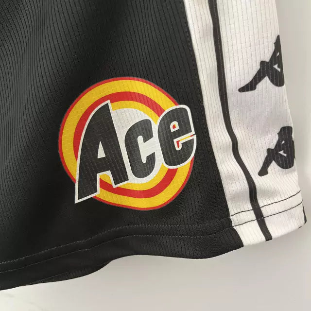 Short Vasco da Gama Retrô 2000 - Men's - Preto e Branco