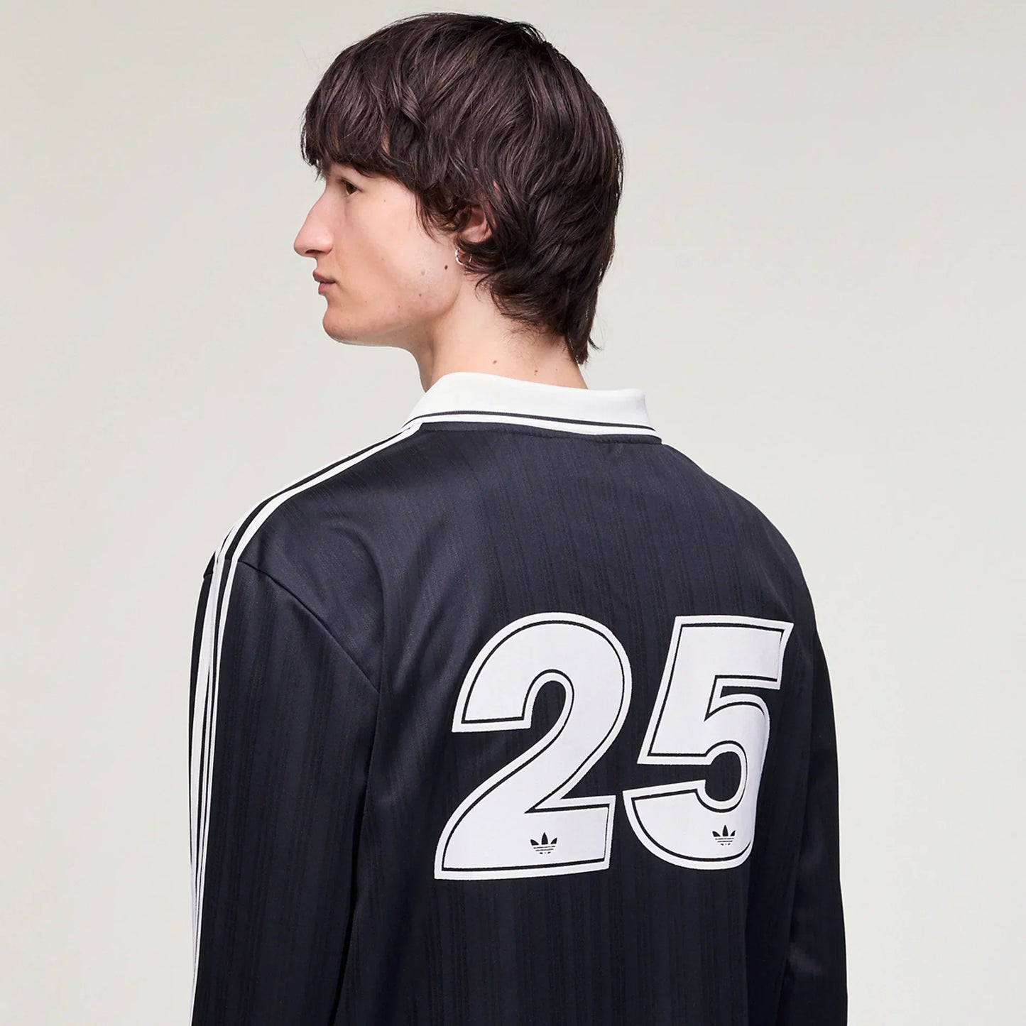 Oasis - Live '25 Long Sleeve Football Shirt Black/Cream White