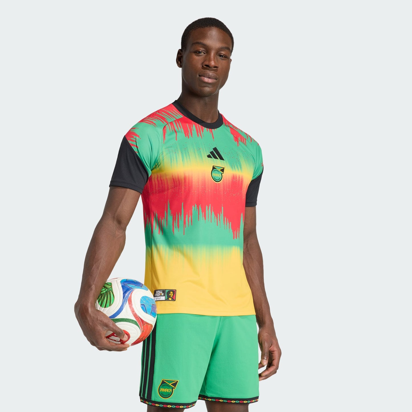 Jamaica 26 x Bob Marley Home Jersey Pre-Match