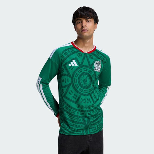 Mexico Home - Long Sleeve Shirt 2026 World Cup - Authentic Player