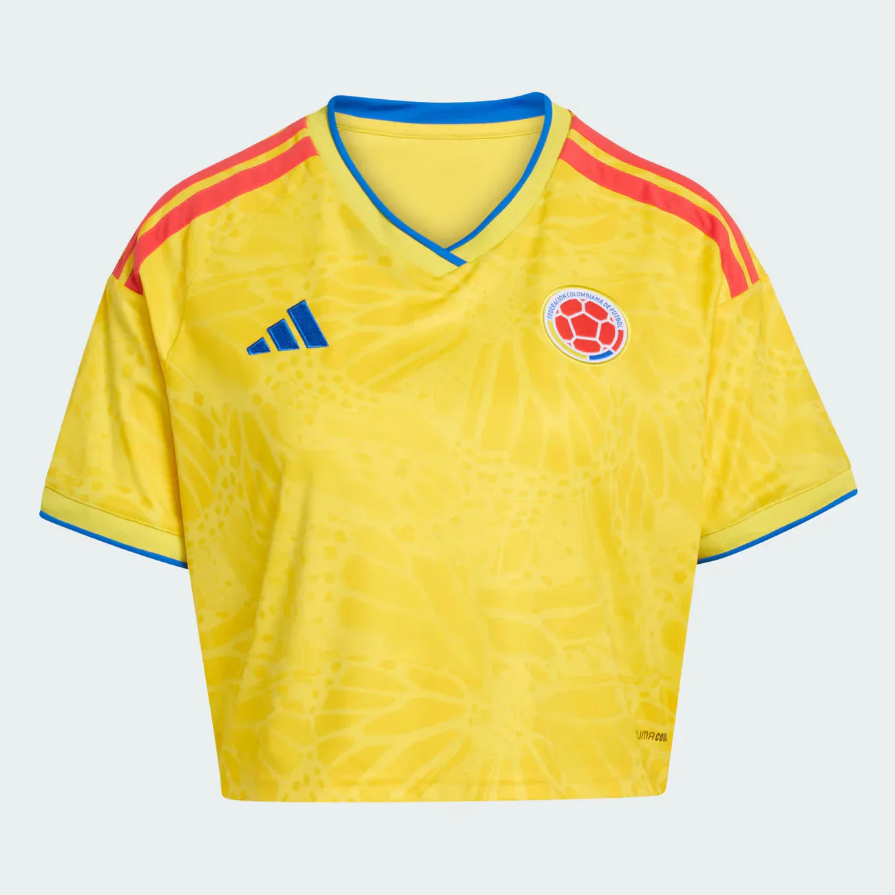 2026 Colombia Women's Stadium Home Cropped Soccer Jersey - World Cup 2026