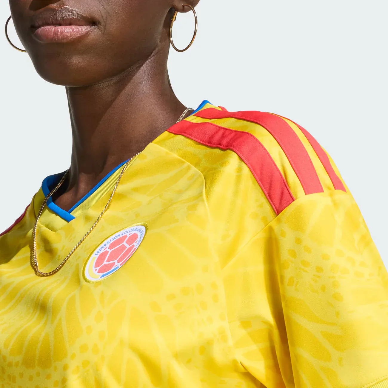 2026 Colombia Women's Stadium Home Cropped Soccer Jersey - World Cup 2026