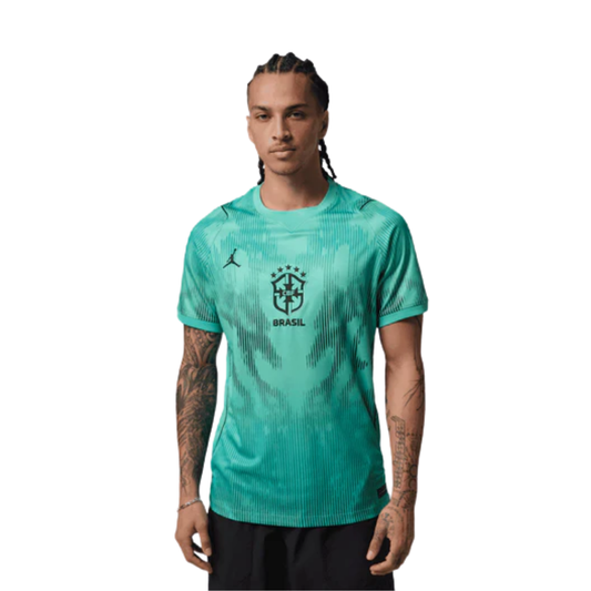 Brasil Jordan 2026 Mens Short Sleeve Goalkeeper Jersey World Cup Brazil