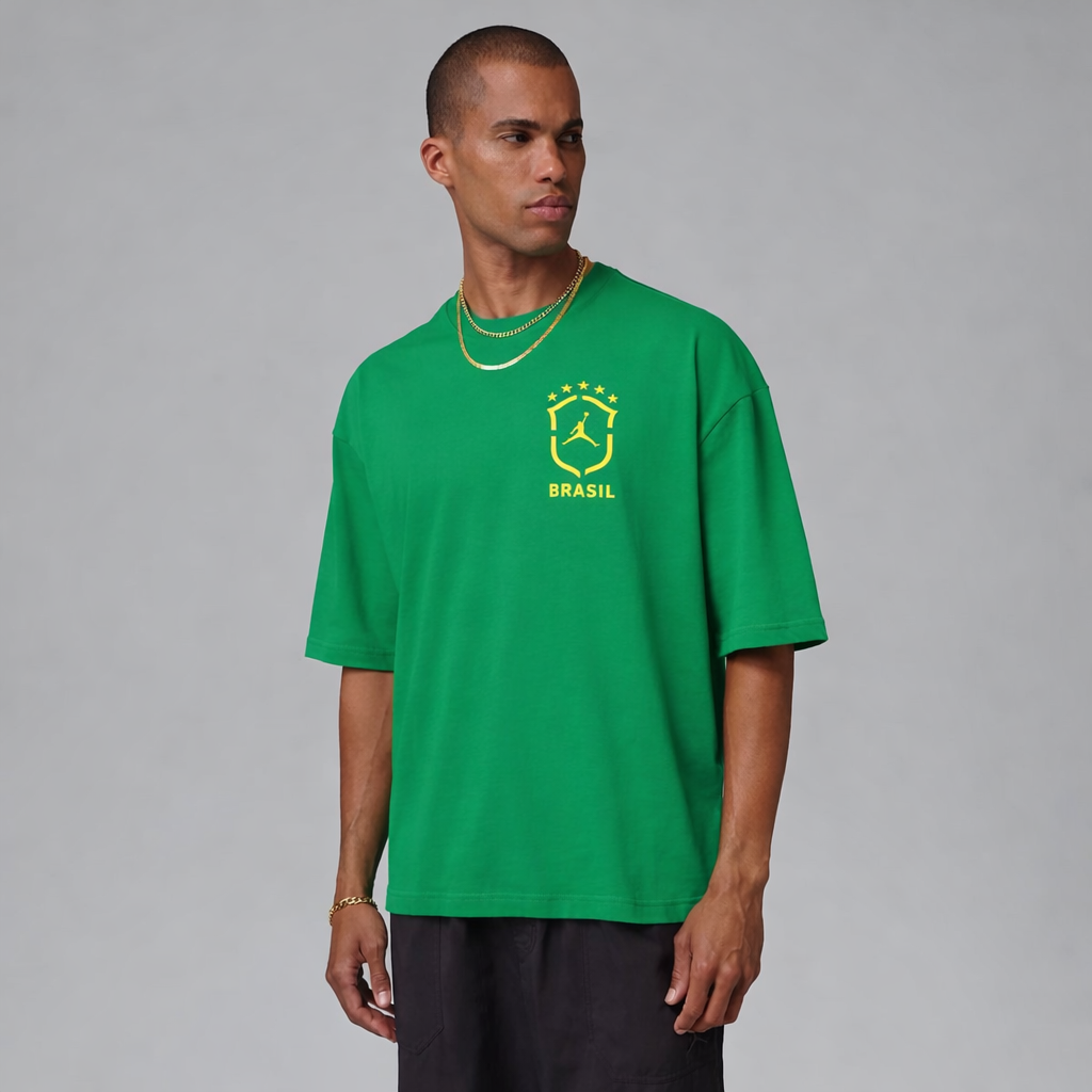 Brazil Air Jordan 85 Oversized green