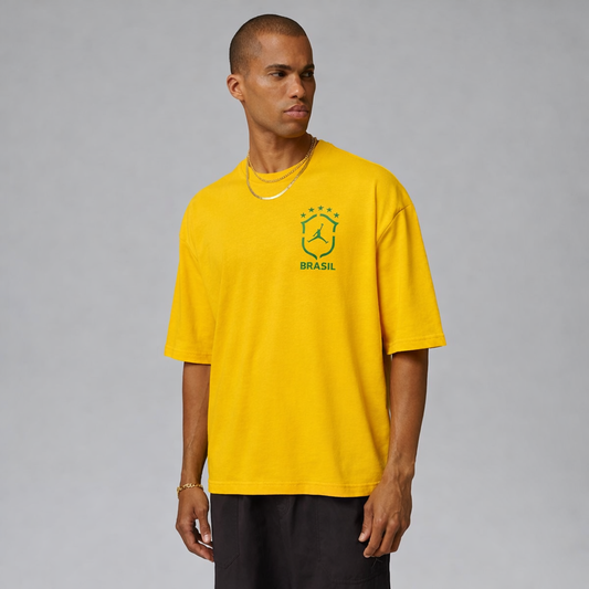 Brazil Air Jordan 85 Oversized Yellow