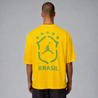 Brazil Air Jordan 85 Oversized Yellow