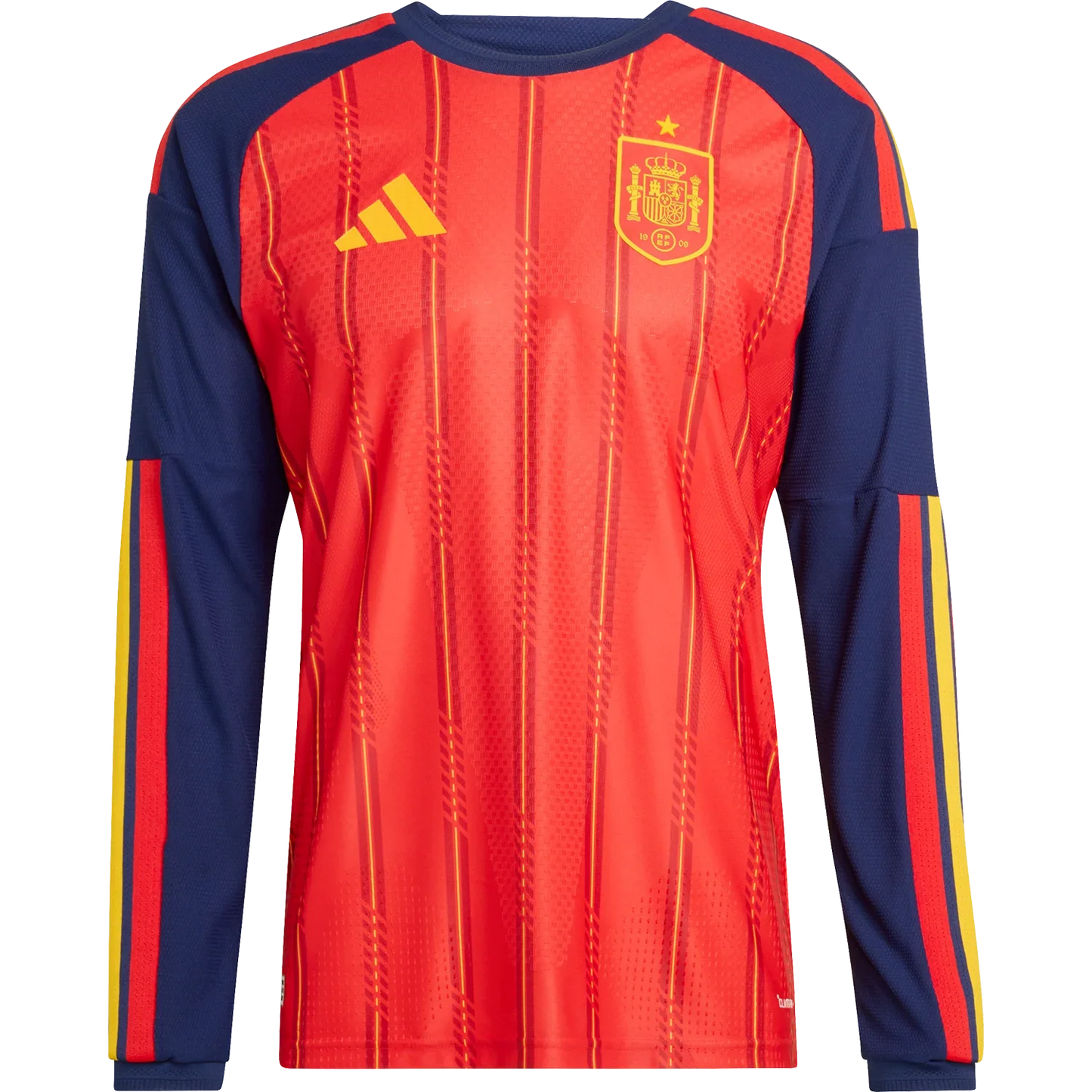 Spain 2026 Long Sleeve Home Authentic Match Jersey Player [Slim Fit]