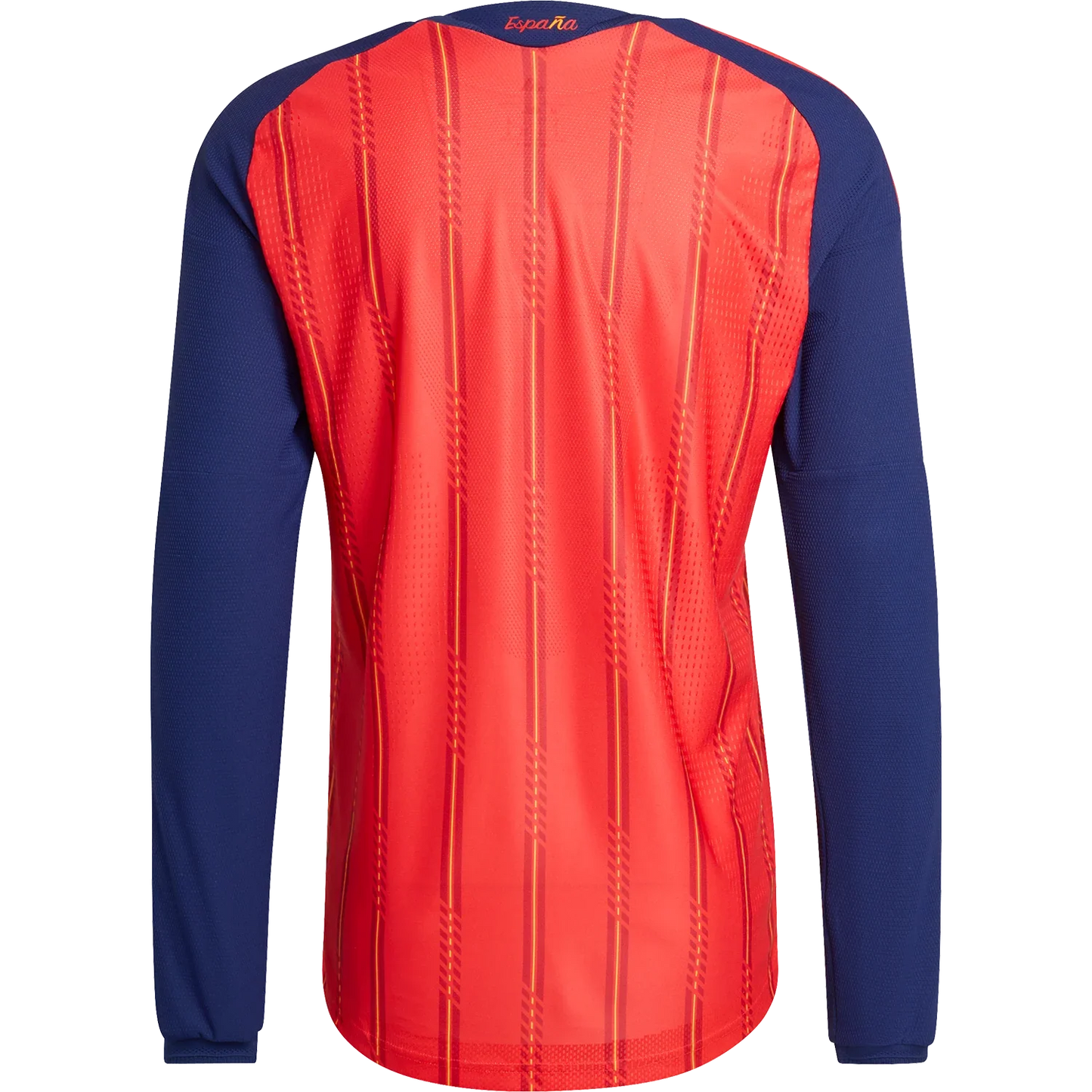Spain 2026 Long Sleeve Home Authentic Match Jersey Player [Slim Fit]