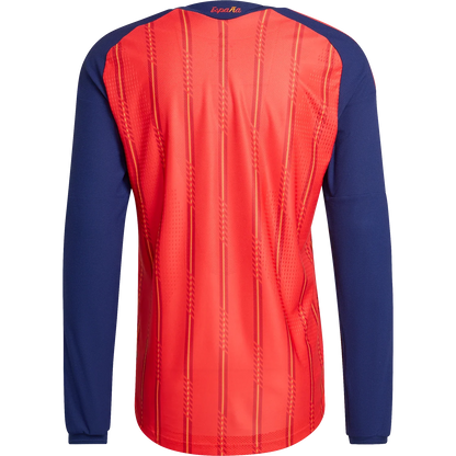 Spain 2026 Long Sleeve Home Authentic Match Jersey Player [Slim Fit]