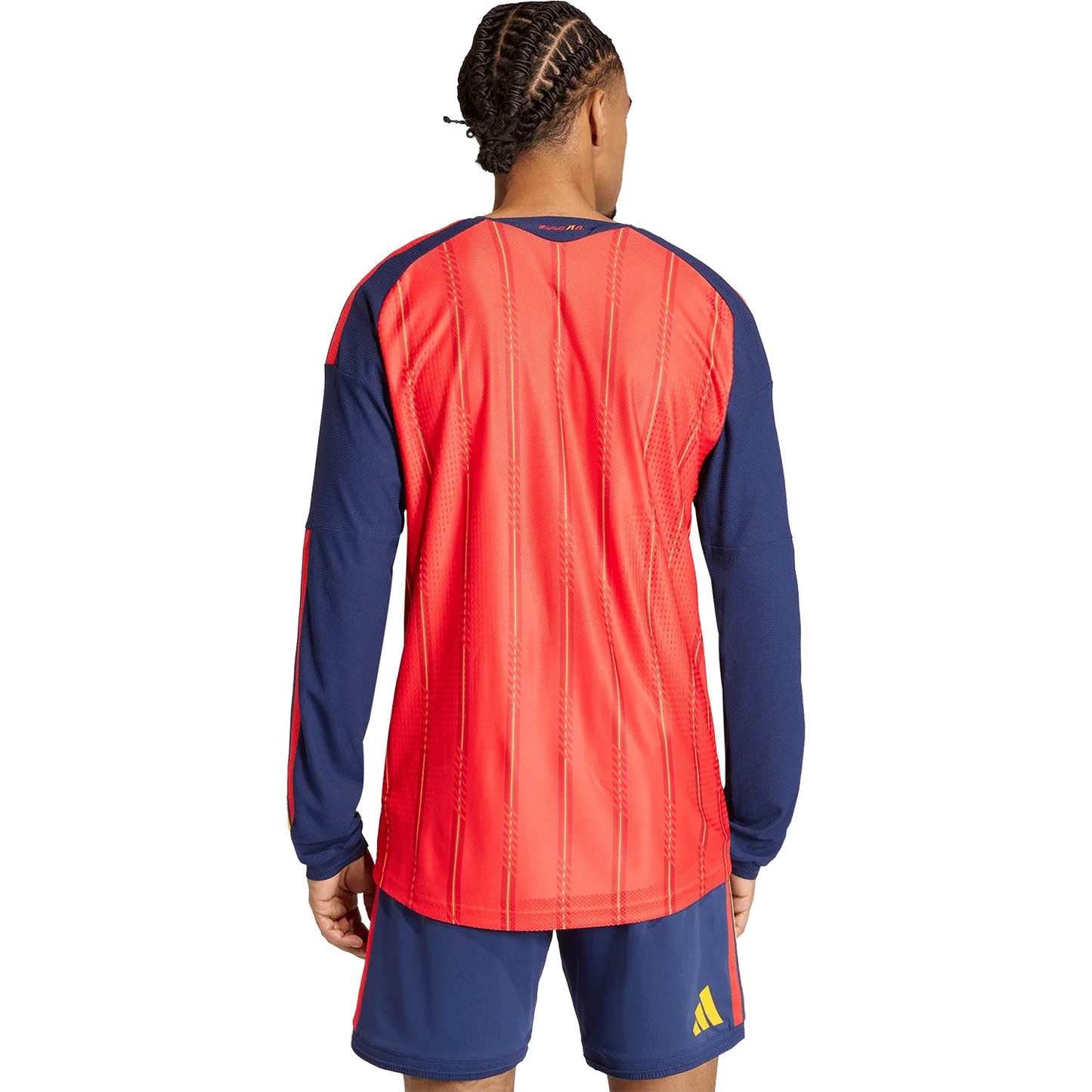 Spain 2026 Long Sleeve Home Authentic Match Jersey Player [Slim Fit]