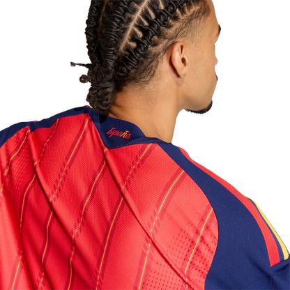 Spain 2026 Long Sleeve Home Authentic Match Jersey Player [Slim Fit]