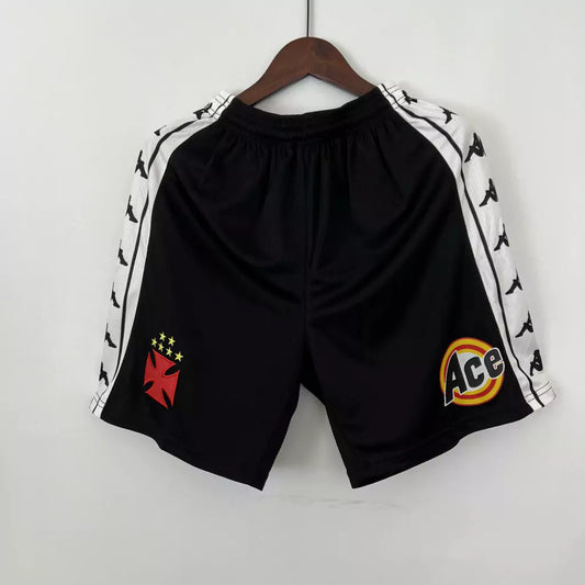 Short Vasco da Gama Retrô 2000 - Men's - Preto e Branco