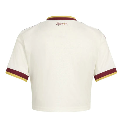 Spain Women's Away Cropped Soccer Jersey World cup 2026