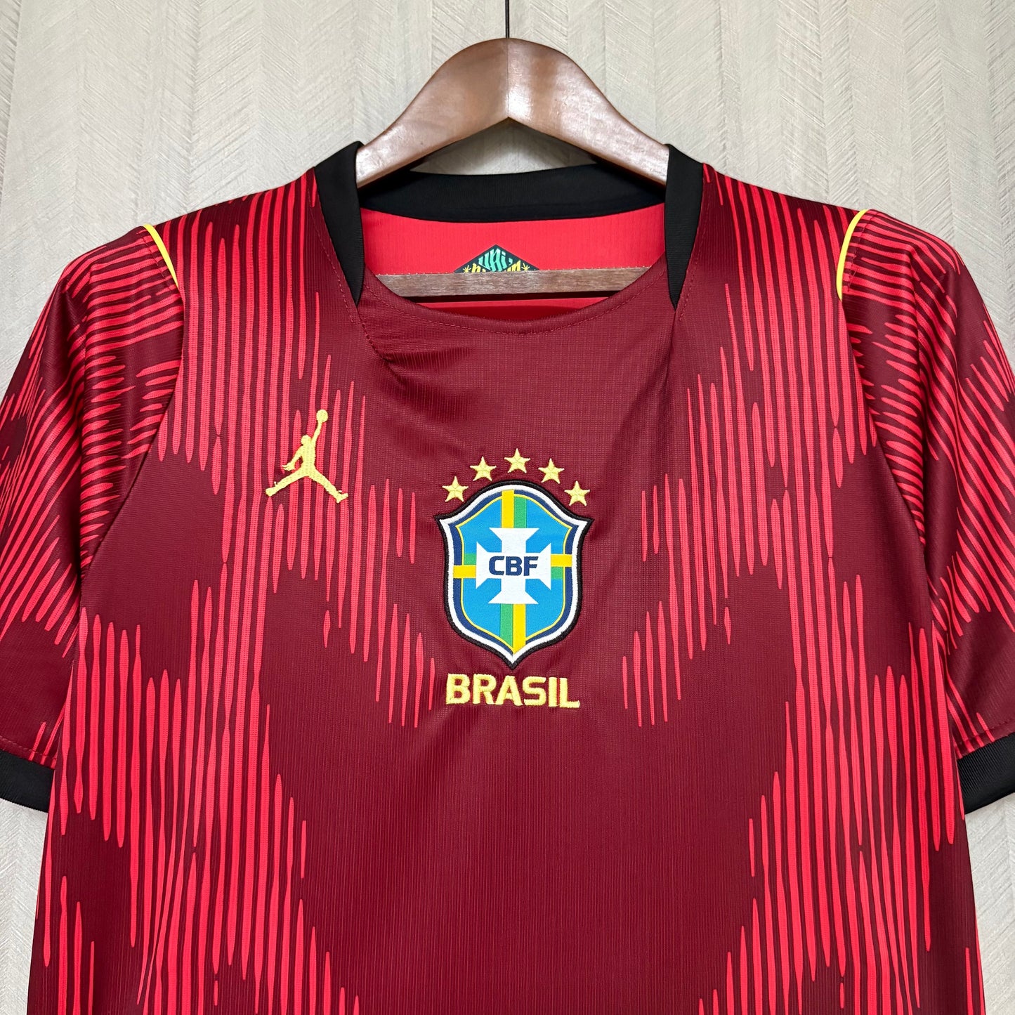 Brazil Special Edition Red Jersey 2026 Jordan - Vermelha Fan Version Brasil