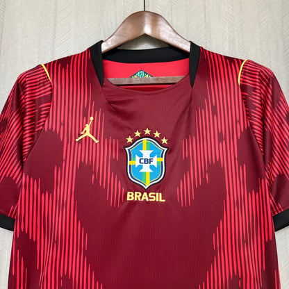 Brazil Special Edition Red Jersey 2026 Jordan - Vermelha Fan Version Brasil