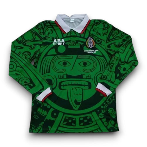 Mexico Retro Jersey 1998 Home - Long Sleeve