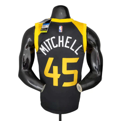 Utah Jazz Preta e Amarela - Masculina