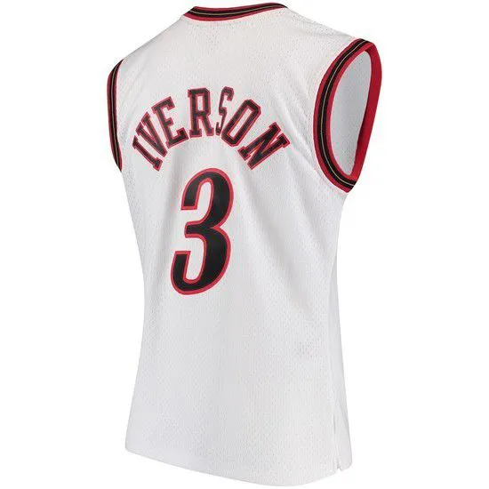 mitchell E Ness Philadelphia 76ers Swingman-Branco