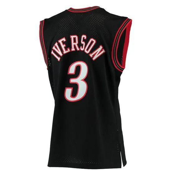 mitchell E Ness Philadelphia 76ers Swingman-Preto