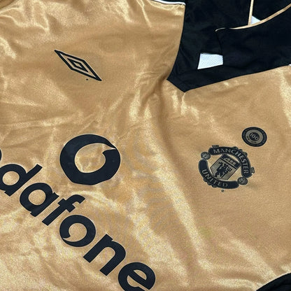 MANCHESTER UNITED 2001 2002 CENTENARY RETRO SHIRT