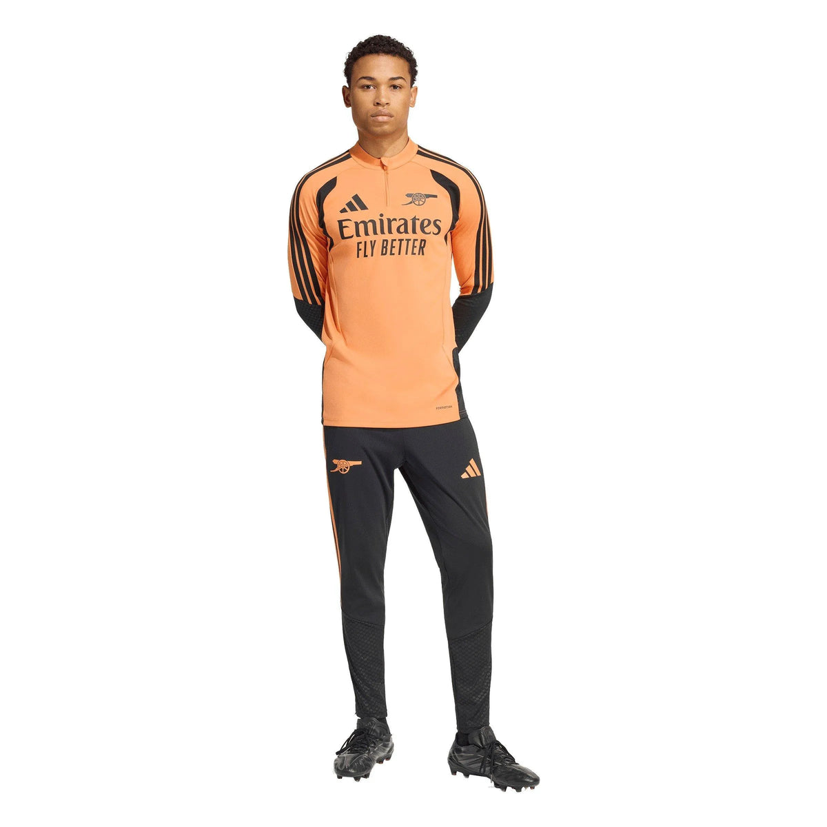 Arsenal 2026/27 Black Orange Training Tracksuit
