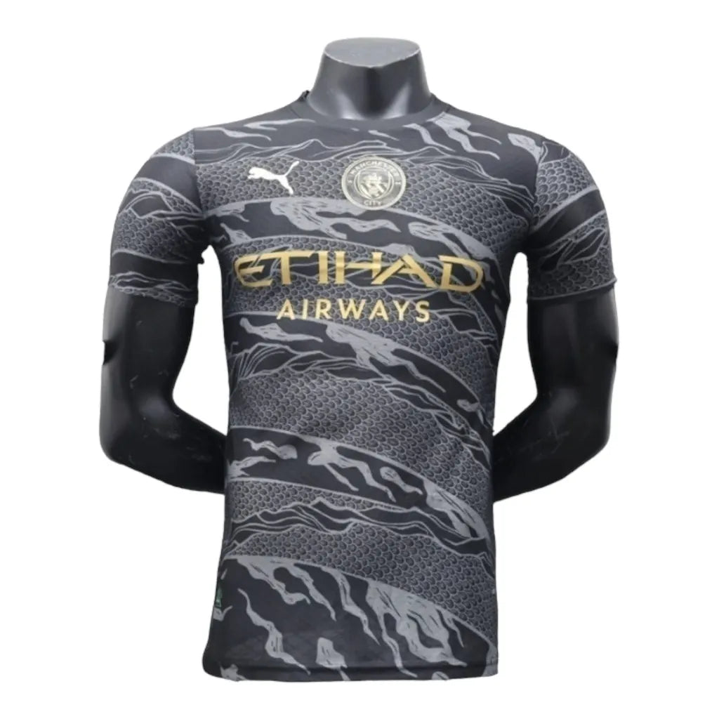 Manchester City 2024/25 Black Dragon Jersey Player Version