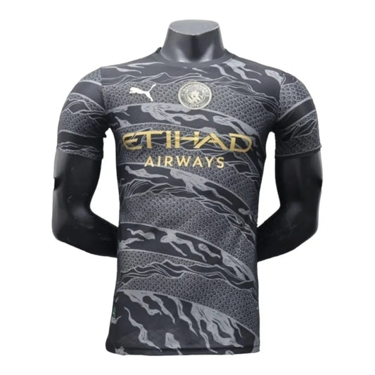 Manchester City 2024/25 Black Dragon Jersey Player Version