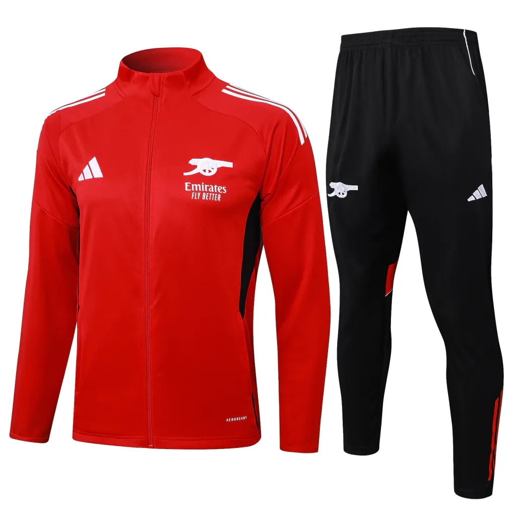 Arsenal 25/26 TrackSuit Red and Black