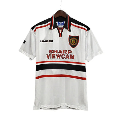 MANCHESTER UNITED 1997 1998 II PLAYER RETRO SHIRT