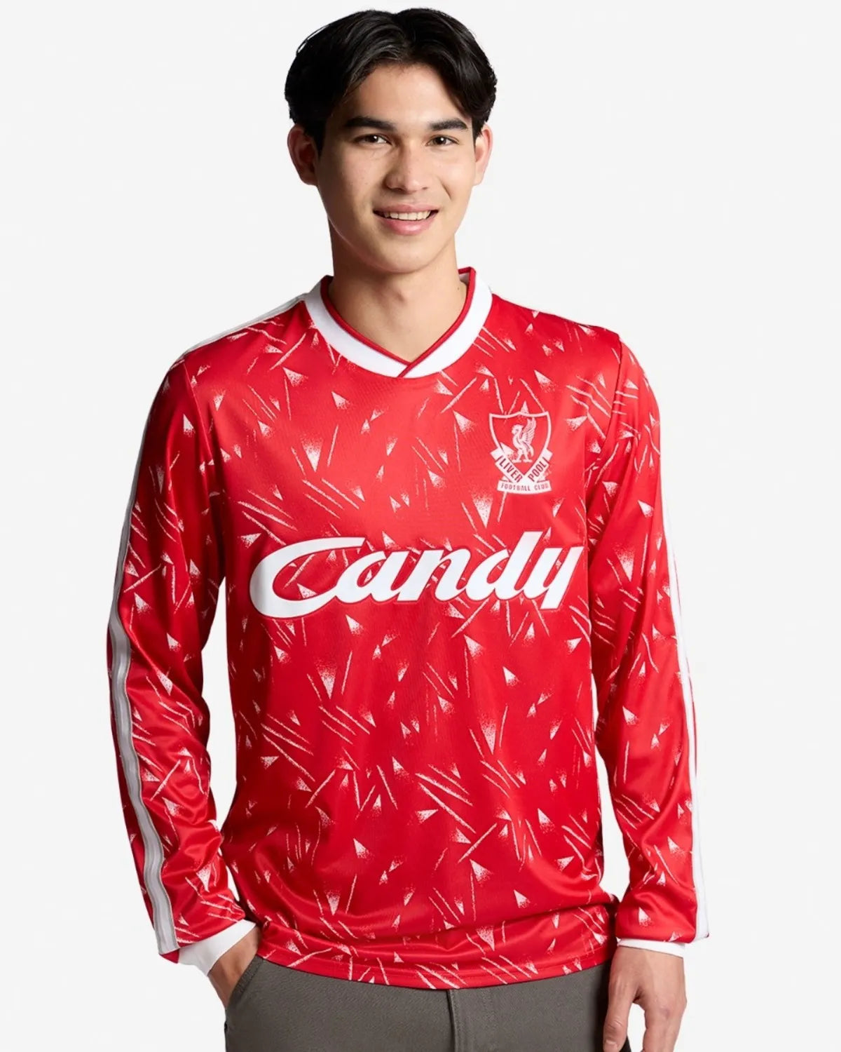 LIVERPOOL 1989 1990 RETRO HOME LONG SLEEVE JERSEY